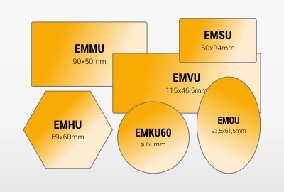 Universaletikette für Honig verschiedener Formate und Abmessungen