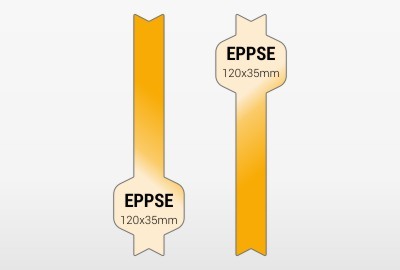 Honigetiketten 120x35 mm, mit Siegelband