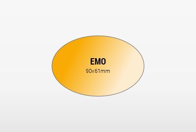 Honigetiketten, oval 90x61mm