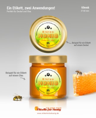 Honigetiketten 60mm - emk-13
