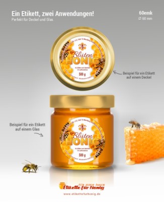 Honigetiketten 60mm - emk-42