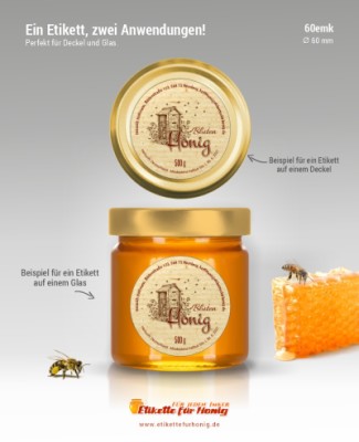 Honigetiketten 60mm - emk-55