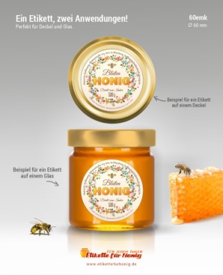 Honigetiketten 60mm - emk-59