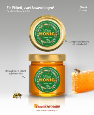 Honigetiketten 60mm - emk-61