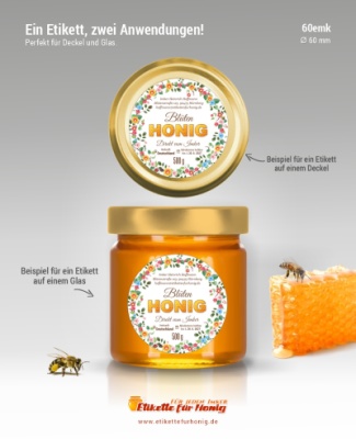 Honigetiketten 60mm - emk-63