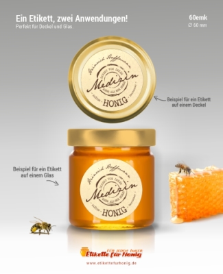 Honigetiketten 60mm - emk-76