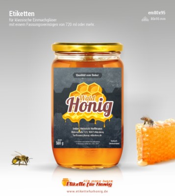 Honigetiketten - em80x95-1