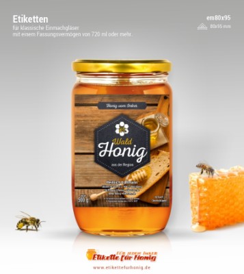 Honigetiketten - em80x95-4