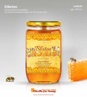 Honigetiketten - em80x95-7