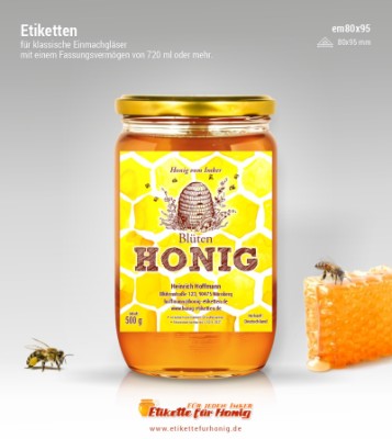 Honigetiketten - em80x95-9