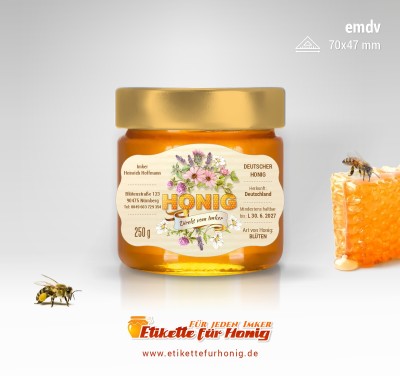 Honigetiketten - emdv- 6