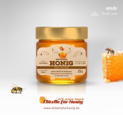Honigetiketten - emdv- 8