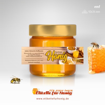 Honigetiketten - emf-3