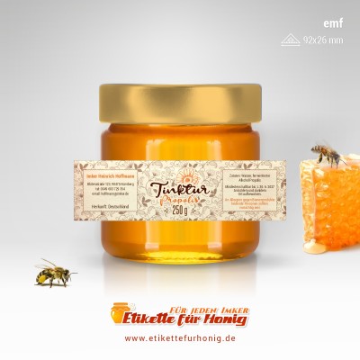 Etikette f&uuml;r Propolis - emf-31
