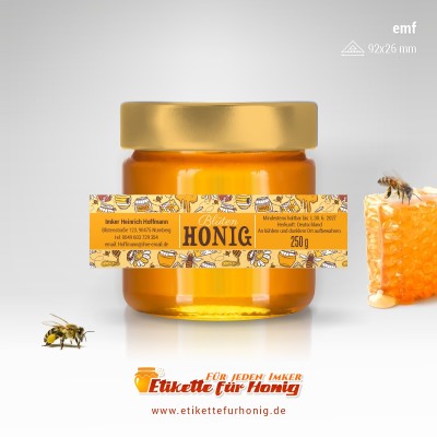 Honigetiketten - emf-8