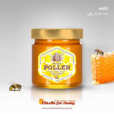 Etikette f&uuml;r Pollen - emh2-48