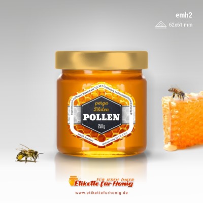 Etikette f&uuml;r Pollen - emh2-51