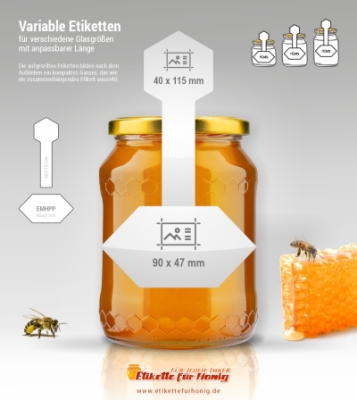 Honigetiketten - emhpp - Individuelle