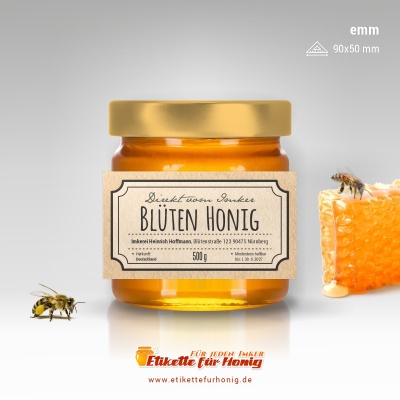 Honigetiketten - emm-128
