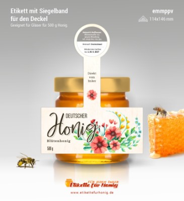 Honigetiketten - emmppv-21