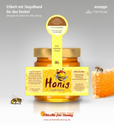 Honigetiketten - emmppv-46