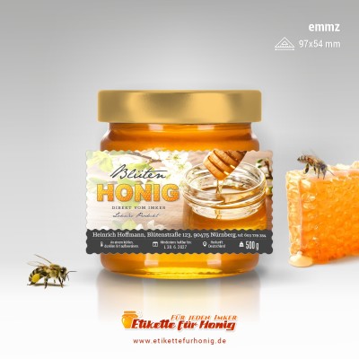 Honigetiketten - emmz-150