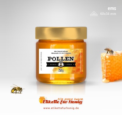 Etikette f&uuml;r Pollen - ems-22