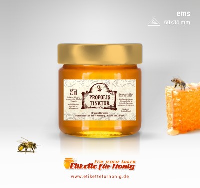 Etikette f&uuml;r Propolis - ems-28