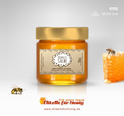 Etikette f&uuml;r Propolis - ems-37