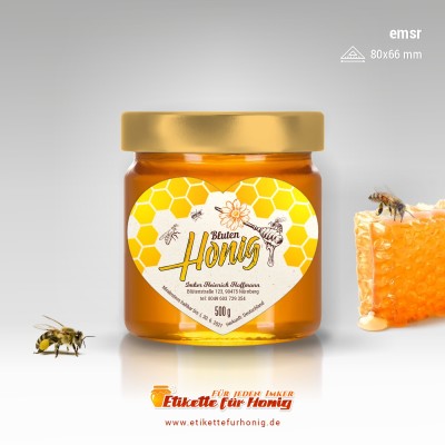 Honigetiketten - emsr-25
