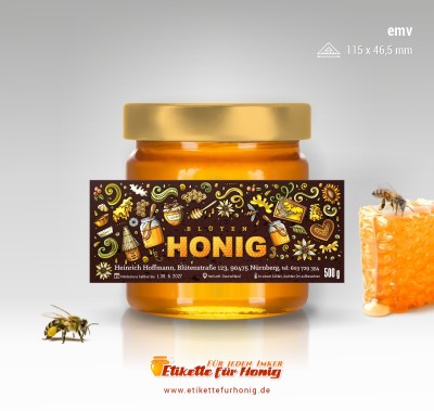 Honig-etiketten - emv- 248