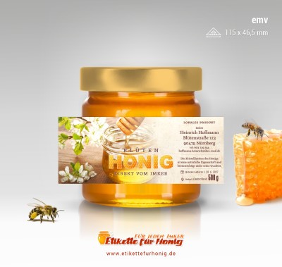 Honig-etiketten - emv- 252