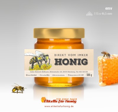 Honigetiketten - emv- 400