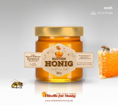 Honigetiketten - emvh- 118