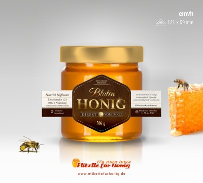 Honigetiketten - emvh- 122