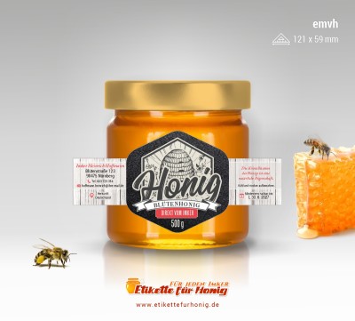 Honigetiketten - emvh- 123