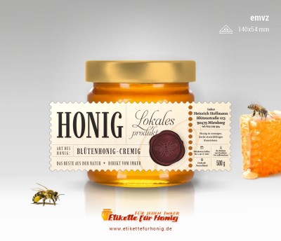 Honig-etiketten - emvz- 101