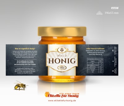 Honigetiketten - emw-34