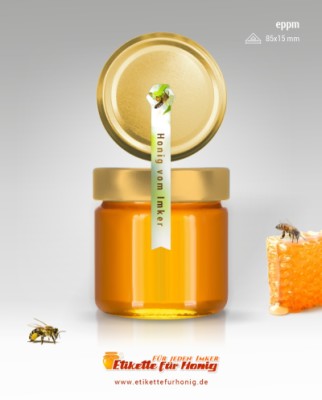 Honigetiketten 85x15 - eppm - 16