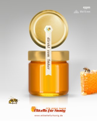 Honigetiketten 85x15 - eppm - 27