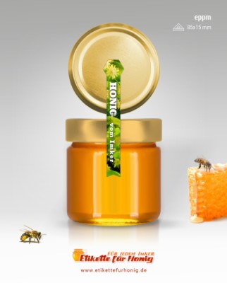 Honigetiketten 85x15 - eppm - 35