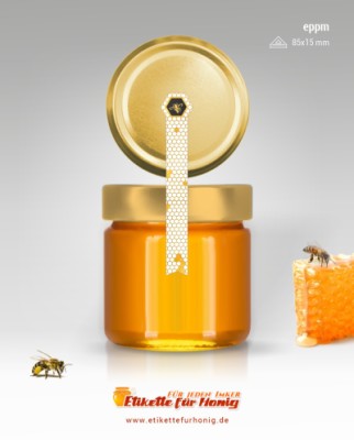 Honigetiketten 85x15 - eppm - 43