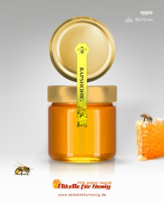 Honigetiketten 85x15 - eppm-d - 15