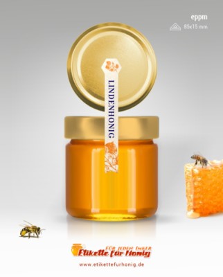 Honigetiketten 85x15 - eppm-d - 18