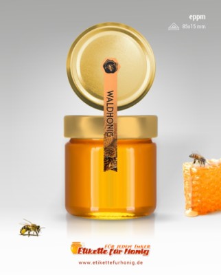 Honigetiketten 85x15 - eppm-d - 24