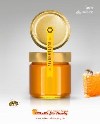 Honigetiketten 85x15 - eppm-d - 27
