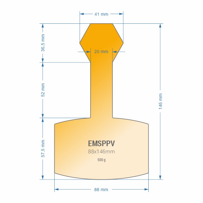 Etikettenmaße für Honig