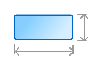 Maße des Honigetiketts