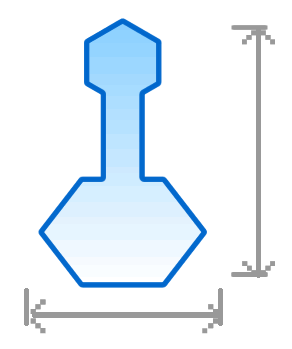 Etikettenmaße für Honig