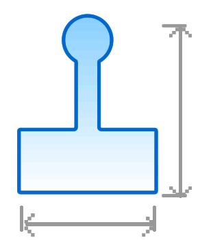 Etikettenmaße für Honig